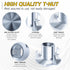 MYWISH 180Pcs 1/4-20 5/16-18 3/8-16 4 T-nut Assortment Kit, Pronged T Blind T Nut Zinc-Plated Alloy Steel, Wood