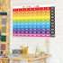 Numbers 1-100 Chart Bulletin Board Borders, Educational Math Posters for Classroom & Home Teacher Supplies