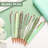 Sherr 7 Pcs Fancy Pens for Women, Cute Sparkly Glitter Pens, 10 Pcs Black Ink Refills, Journaling Gifts