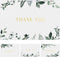 ZICOTO Beautiful Thank You Card Set - 30 Elegant Blank Cards with
