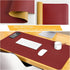 Office/Home.31.5"x 15.7" Bloss Red Leather Desk Mat Protector,Large Mouse Pad,Dual-Side Use Mouse Pads,Office Desks