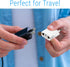 European Plug Adapter, Unidapt US to Europe Plug Adapter, 8 Pack Type C Plug Adapters, 110V to 220V Wall Outlet, Travel