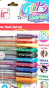 Flair 10 Xtra Sparkle Glitter Gel Colours Xtra Sparkle Gel Pen by