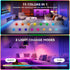 JIOODICH. 2 Pack Bulbs Dimmable Bulb 3 Settings, 15 Bulb Rechargeable LED Light with Remote, Wireless Battery Operated