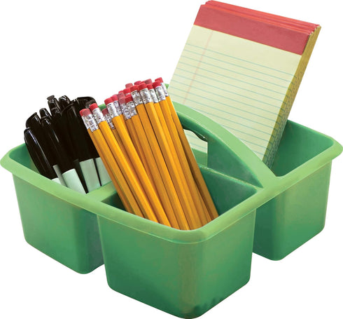 Teacher Created Resources Mint Portable Plastic Storage Caddy, 6-Pack for Classrooms, Kids Room, Office