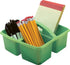 Teacher Created Resources Mint Portable Plastic Storage Caddy, 6-Pack for Classrooms, Kids Room, Office