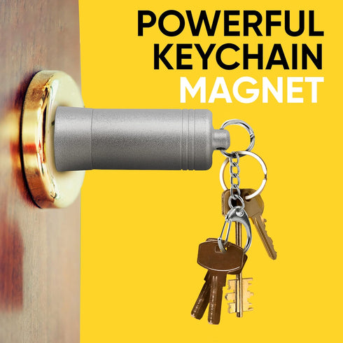 Magnetic Keychain - Rare Earth Neodymium Magnets - Strong Heavy Duty Pocket Key Holder Magnet