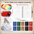 Spakon 20 Set Christian Gifts Bulk - Sticky Note Spiral Notebook and Prayer Journal for Women