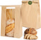Funcoo 50 Paper Bread Bags for Homemade Bread, Sourdough Bread Bags Bakery