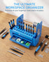 Multifunctional Repair Tool Organizer - ABS Storage Rack with DrawerScrewdriver Slots & Side Compartments