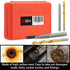 10-Pieces Screw Extractor Set, Left-Hand Drill Bit 37# Cr-Mo & 6542 HSS Steel Cobalt, Easy Out Broken Bolt Remover Tool