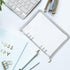 STOBOK A6 Binder Cover, 6-Ring Clear Transparent PVC Notebook Folder with Zipper Closure, Loose Leaf Protector