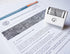 6 Vantamo Identity Theft Protection Roller Stamp for Hiding Sensitive Information, Wide Confidential Stamp with Ink