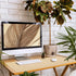 Leather Desk Pad, Non-Slip Desk Protector Mat, Waterproof Desk Blotter, Computer Desk Pad for Office Home Decor - Beige