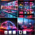 6.56 1152 5V (6.56FT/2M) LED Strip Lights RGB COB FT LEDs USB Color Changing Short Strip Light,Multi Color TV Backlight