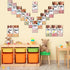 Ireer Pastel Vowels Sound Wall Classroom Neutral Phonics Kit, Science of Reading Posters for Kindergarten, Speech