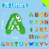 SpriteGru Alphabet Posters, 26 Alphabet Letters Bulletin Board Decor with PET Film Learning Tool Kindergarten Homeschool Supplies for Preschool School & Classroom