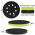 5 inch, 2pcs, 8 Orbital Sander Foam Pad Foam Sanding Pads for Orbital Sander Interface Pad Holes, Hook and Loop Backing