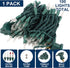 Watereem 100 Count, Clear Christmas String Lights, Incandescent Mini Christmas Lights, Connectable Xmas Tree Light