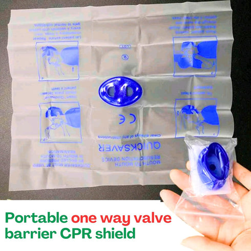Generic (Set 4) CPR Mask Kit, Mouth to Mask Device, Mouth to Mouth Barrier, CPR Face Shields Pocket Mask, First Aid
