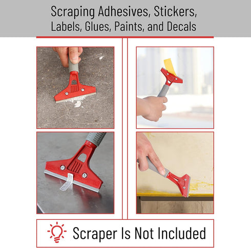 4 Inch, 30 4 Inch Bates- Replacement Scraper Blades, Pcs, Scraper Blades, Floor Scrapper Blade, Replacement Razor
