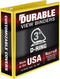 Samsill Durable 3 Inch D Ring Binder, Customizable Clear View Binder, Made in The USA, Yellow, Holds 625 Pages