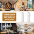 3 Inch 12Pcs E12 Bulb PATIKIL Tall Candle Covers Sleeves, Plastic Chandelier Socket Sleeves Drip Candle Socket Covers