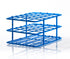 SP Bel-Art Poxygrid “Half-Size” Test Tube Rack for 13-16mm Tubes, 24 Places, Blue (F18788-1601)
