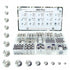 wwsurpluses 360 Pcs SAE & Metric Nylon Insert Lock Nuts Kit, 6#32 8#32
