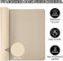 48x17 Patikil Desk Mat, Pu Leather, Waterproof Non-Slip, Dual Sided for Office/Home, Khaki