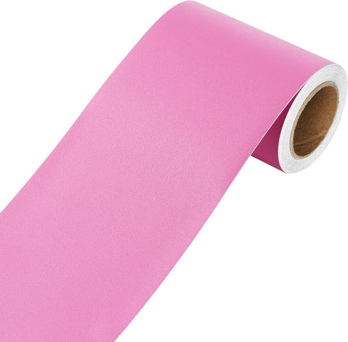 YENHOME 3"X590" Pink Wallpaper Border - Self Adhesive Waterproof Mirror Frame Border for Bulletin Board