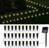 BYIZO 30 LED Solar Ground Lights Outdoor, Waterproof Solar Pathway Lights, LED Landscape