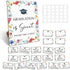 APEVXVY Graduation Candy Bar Signs, Wildflower Grad Party Dessert Table Signs Set, Graduation