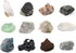 EISCO Rock & Mineral Kit, 12 Pieces - Includes Metamorphic, Igneous, Sedimentary