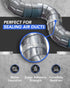 Professional Grade Aluminum Foil Tape - 2 Inch by 210 Feet (70 Yards) for HVAC, Sealing & Patching