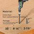 2-7/8 Inch Heavy-Duty Outdoor Wood Screws Assortment Fastener Kit, 30Pcs Star Drive Deck Screws, Rust Resistant Timber Screws for Timber/Log/Landscaping Wood (#14 x 2-7/8" Black)