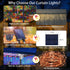 10 10Ft 300LED 8 Dimmable Solar Curtain Lights Outdoor x Waterproof Waterfall Light with Modes Remote USB Rechargeable