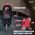 SUNHZMCKP 18-in-1 Portable Screwdriver Set with Slotted/Philips/Pozi/Torx/Square and Magnetizer Demagnetizer