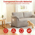 -2 Couch Wall Stopper Pcs Adjustable Clear Wall Spacer, Anti-Slip Furniture Protectors for Bed, Sofa, Table, Fire