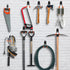 KURUI Heavy Duty Garage Hooks, 2 Pack Small Wall Mount Storage Hooks for Ladder, Tool