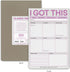 Knock Knock I Got This Pad, To Do List Notepad, Daily Planner Pad & Funny Home Office Supplies, 6 x 9-inches