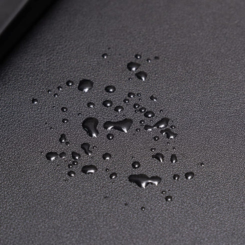 Lifup 7.9x9.1 Multifunctional Desk Pad, Waterproof PU Leather Mouse Pad for Office and Home Dual-Sided Black Grey