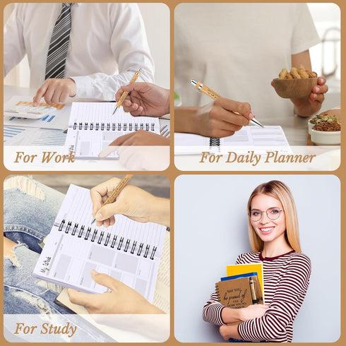 Tellingyou 20 Pcs Employee Appreciation Gifts, A6 To Do List Notepads, Motivational Pens, Positive Planner