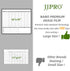 JJPRO Magnetic Dry Erase Chore Chart for Kids and Adults - Large Whiteboard 16"x19" for Calendar & Meal Notes