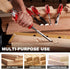 HAUTMEC 1/2" High Impact Wood Chisel - Drop-Forged CRV Steel, Beveled Edge Blade for Woodworking