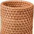 Eiyye Handmade Rattan Pencil Holder - Makeup Brush Holder, Wicker Pen Organizer for Office & Home Desktop