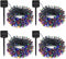 SyouHome 4-Pack Solar String Lights, 400 LED Extra-Long 156Ft Solar Christmas Lights