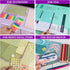 LEOBRO 8 Pack Plastic Envelopes, A4 Plastic File Folders for Document Storage, Poly Folders