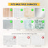 Ravinte Hardware Door Stopper Wall Protector, Clear Door Bumpers with Strong Adhesive for Kitchen Cabinets, 12pcs