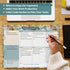 52 Sheets8.5"11"- Weekly To Do List Notepad with Undated Undated Weekly Planner Notepad for Office Desk Accessories